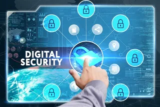 蓝色高端科技数码安全高清图片