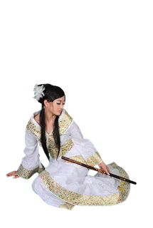 17 (4)免抠元素 免抠摄影 美女 人物 服装 古风 演奏