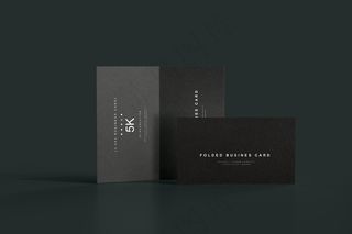 高端暗黑文具类文创VI样机模板