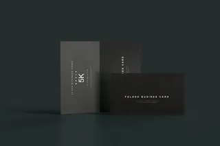 高端暗黑文具类文创VI样机模板