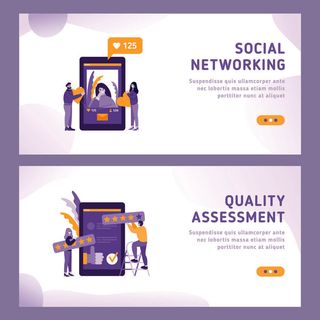 扁平化人物场景办公互联网等距ai矢量设计网页海报UI素材插画