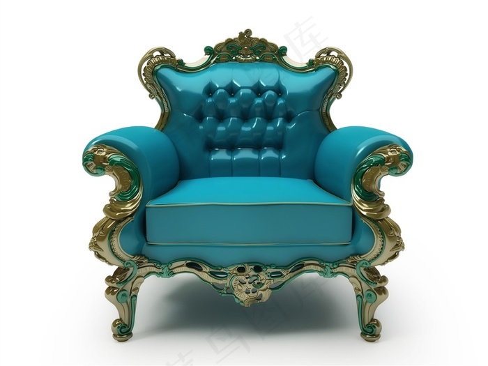 欧式奢华座椅图片