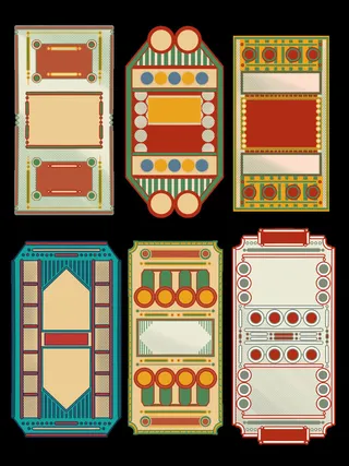 复古电商国潮港风传统文化矢量源文件