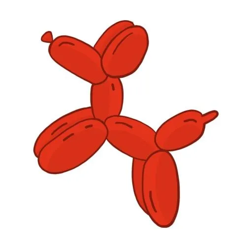 气球狗 PNG免抠(1000x983)