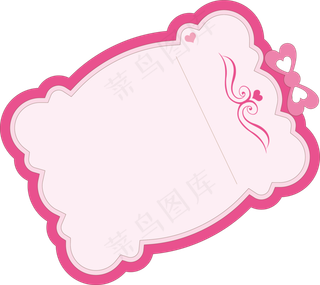 卡通边框 卡通彩色框  手绘对话框 可爱边框 免抠