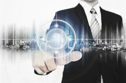 科技触摸背景高清图片