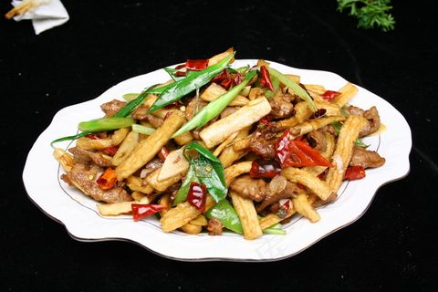 家常菜|美食|菜谱|菜单|0400萝卜干炒驴肉