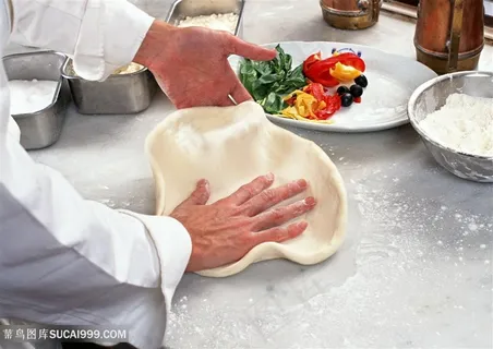 手工制作披萨高清图片