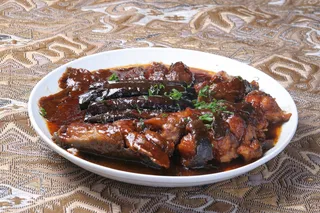 35鲶鱼焖茄子-正定美食城