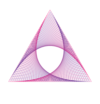 紫红色三角渐变线条科技电商免抠png