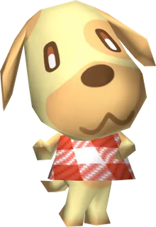 动森游戏小狗人物素材卡通