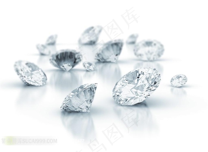 钻石特写素材