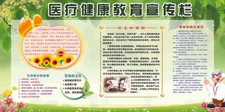健康教育宣传栏夏季健康教育 健康教育知识 健康教育