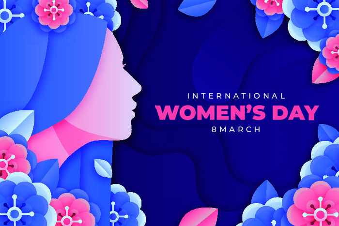 设计三八妇女节女神节背素材