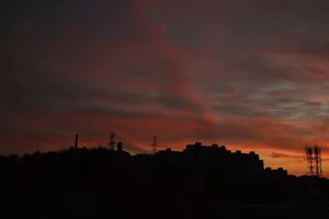 随拍的落日