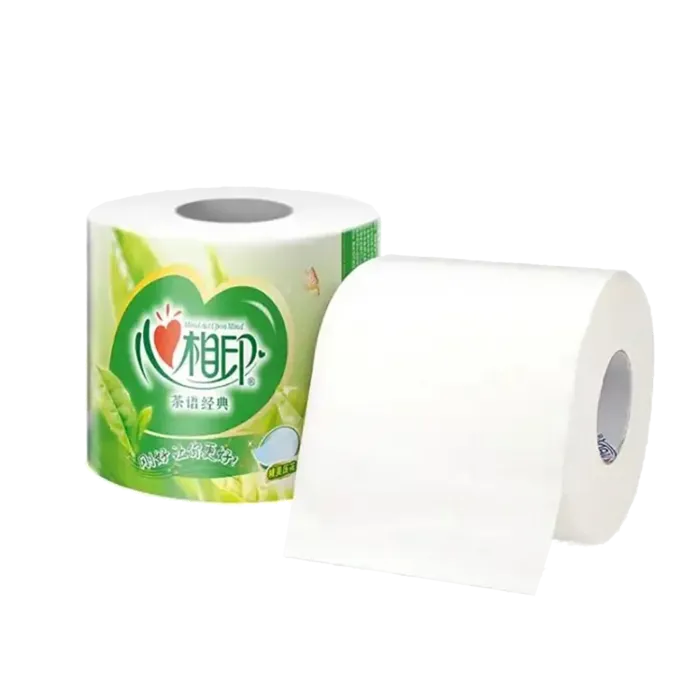 心相印 茶语丝享卷纸卫生纸 4层140g／卷9237超市商品白底图免抠实物摄影png格式图片透明底