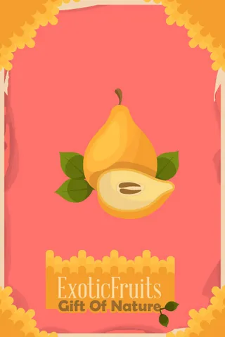 自然风景动物植物扁平矢量插画