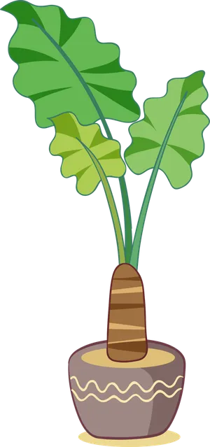 绿色盆景植物矢量手绘免扣透明素材 绿色盆景植物矢量手绘免扣透明素材