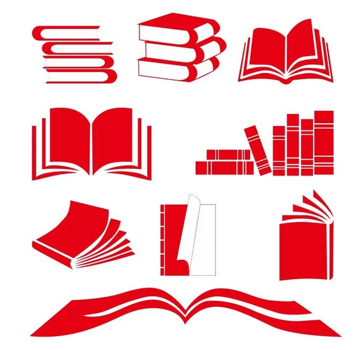 矢量书本素材cdr矢量模版下载