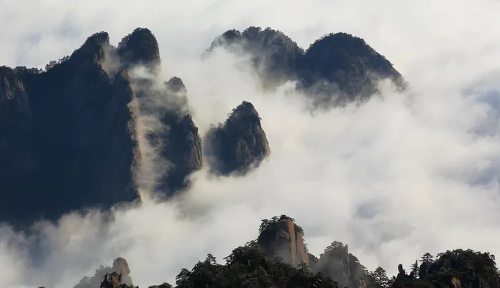 安徽黄山云海风景图片-第4张