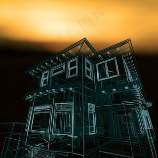 透明建筑设计图片下载