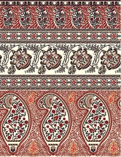 少数民族藏族特色花纹波西米亚风纹理背景图案设计AI矢量图片素材