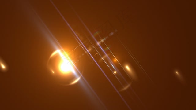 粒子, 橙色的, 抽象, 灯, 镜头光晕, 运动, 背景