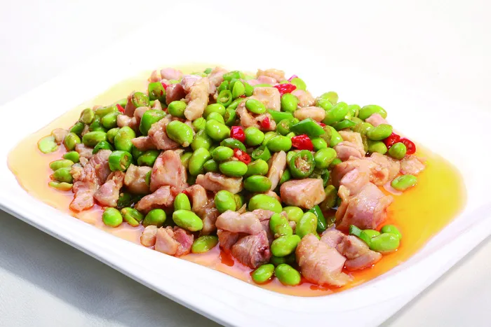 青豆双椒鸡 (7)