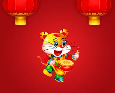 设计新年虎年2022年