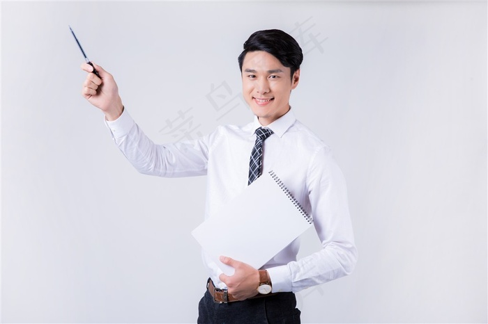 在上班的商务男士