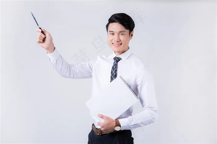 在上班的商务男士