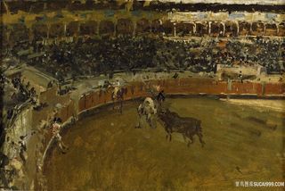 福图尼·马尔萨尔，马里亚诺·托罗斯斗牛风景画