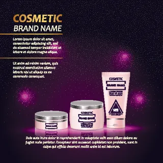 设计广告化妆品素材
