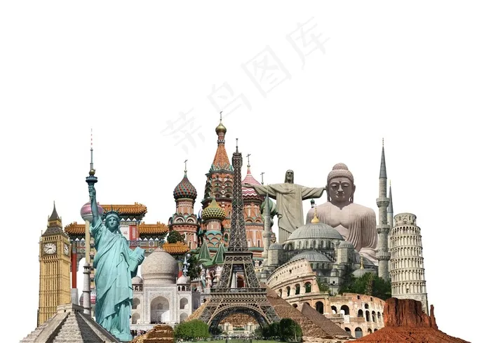 自由女神大本钟建筑