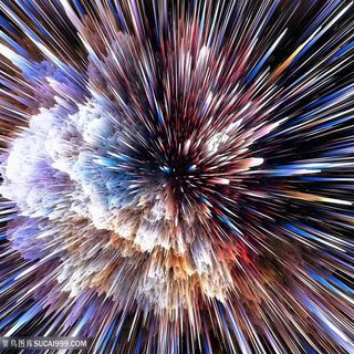 炫彩动感光线时尚背景