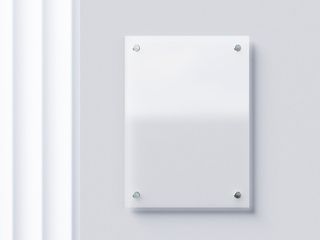 白色亚克力板样机