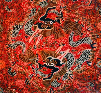 服饰龙纹吉祥图案设计素材