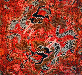 服饰龙纹吉祥图案设计素材