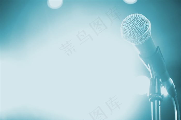 话筒麦克风特写