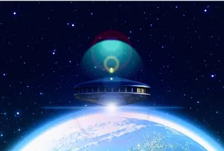 元宇宙世界天空风景背景墙