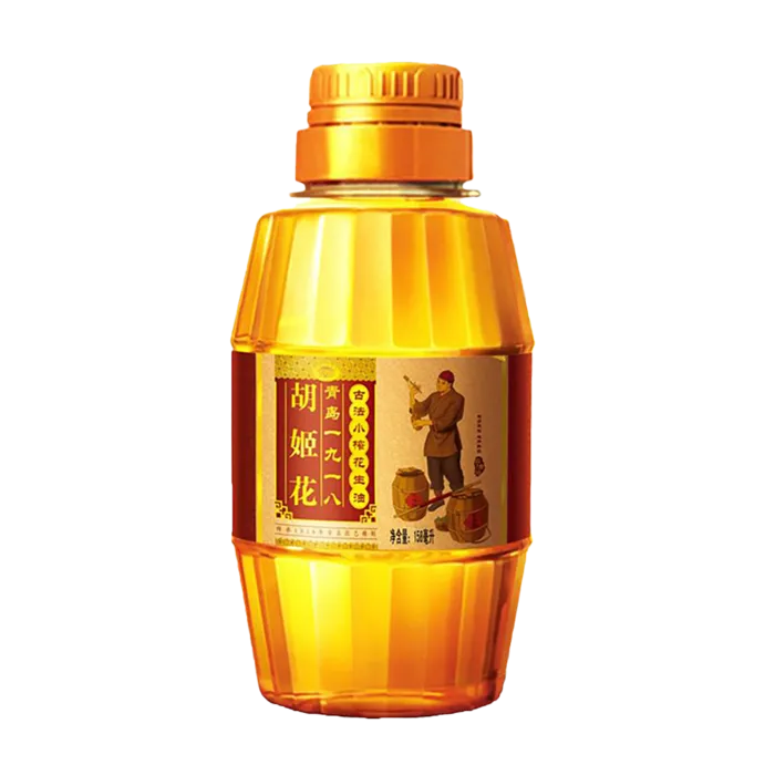 胡姬花古法花生油158毫升 (2)超市商品白底图免抠实物摄影png格式图片透明底