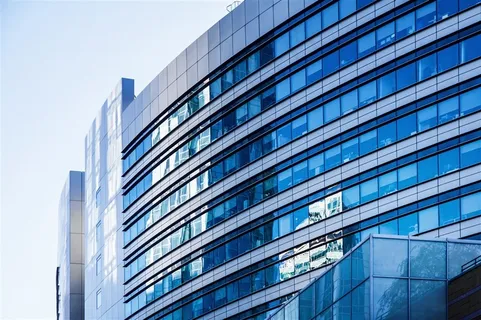 城市高楼大厦玻璃墙高清图片素材