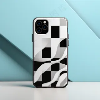 时尚简约手机壳产品设计展示摄影图