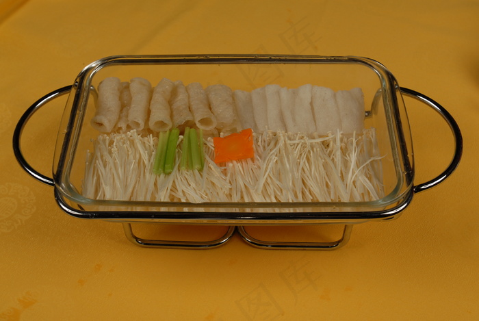  高汤竹笙鱼肚玻璃炉