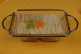  高汤竹笙鱼肚玻璃炉