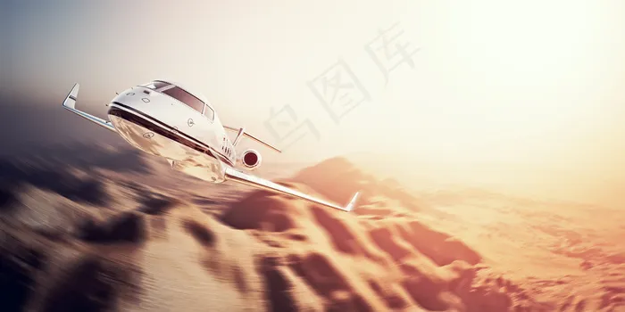 飞机现代背景
