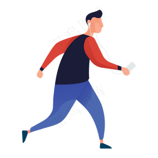 听歌人物免抠图