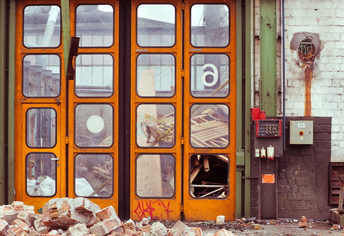 旧房屋废墟图片