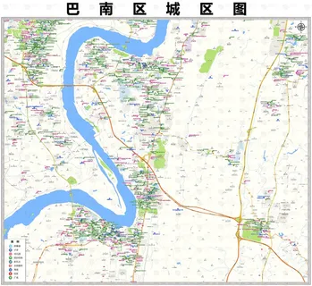 巴南区城区地图