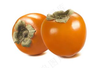 成熟的柿子高清图片